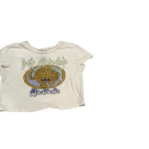 Kids White Graphic T-Shirt